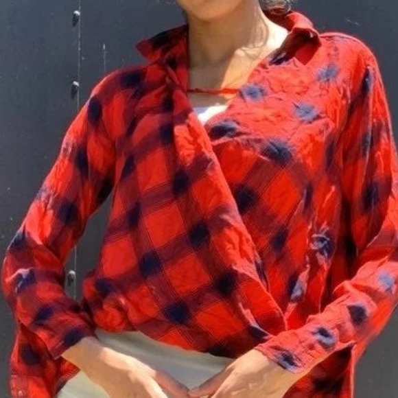 Hollister Flannel Blouse - Picture 2 of 2